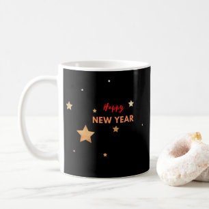 gelukkig nieuwjaar koffiemok