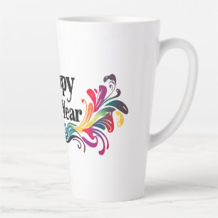 Gelukkig nieuwjaar latte mok