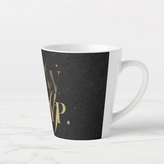 Gelukkig nieuwjaar latte mok (Rechts)