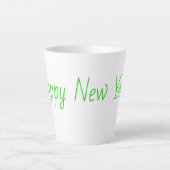 Gelukkig Nieuwjaar Latte Mok (Voorkant)