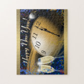 Gelukkig nieuwjaar legpuzzel (Verticaal)