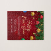 Gelukkig nieuwjaar legpuzzel (Horizontaal)