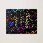 "Gelukkig nieuwjaar!" Legpuzzel (Horizontaal)