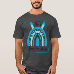 Gelukkig Nieuwjaar Leuk Konijntje T-shirt