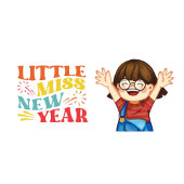 Gelukkig nieuwjaar Little Genius Sean T-Shirt