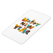 gelukkig nieuwjaar magneet (Linkerzijde)
