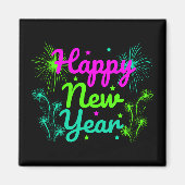 Gelukkig nieuwjaar magneet (Voorkant)