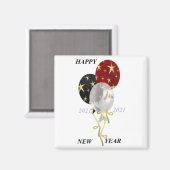 Gelukkig Nieuwjaar Magneet (Voorkant / Achterkant)