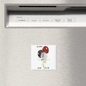 Gelukkig Nieuwjaar Magneet (Insitu (Vaatwasser))