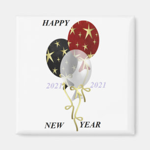 Gelukkig Nieuwjaar Magneet