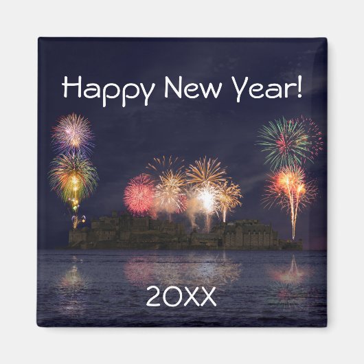 Gelukkig Nieuwjaar Magneet (Voorkant)