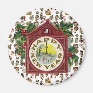  gelukkig nieuwjaar magneet