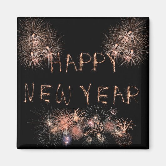 Gelukkig nieuwjaar magneet (Voorkant)