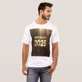 GELUKKIG NIEUWJAAR MAN SHIRT (Voorkant volledig)