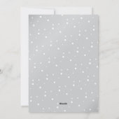 Gelukkig Nieuwjaar Marine en Zilver Verwacht in 20 Feestdagenkaart (Achterkant)