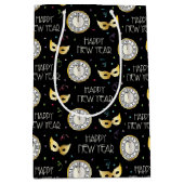 Gelukkig nieuwjaar medium cadeauzakje (Voorkant)