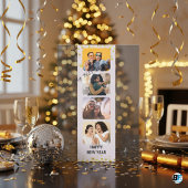 Gelukkig Nieuwjaar Met BFF Fotocollage Feestdagenkaart