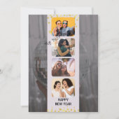 Gelukkig Nieuwjaar Met BFF Fotocollage Feestdagenkaart (Voorkant)