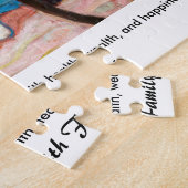 Gelukkig Nieuwjaar met Dans op het strand van Münc Legpuzzel (Zijkant)