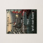 Gelukkig nieuwjaar met de sneeuw van Koitsu op de  Legpuzzel (Horizontaal)