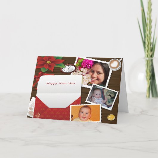 Gelukkig Nieuwjaar met Hulst Kaart (Voorkant)