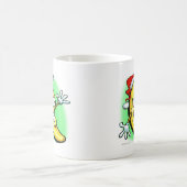 Gelukkig nieuwjaar met kerstbanaan koffiemok (Center)