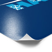 Gelukkig nieuwjaar met vrolijk kerstfeest foto afdruk (Hoek)