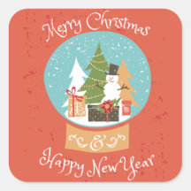 Gelukkig nieuwjaar met vrolijk kerstfeest