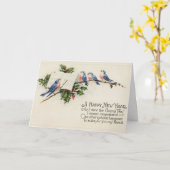  - Gelukkig Nieuwjaar, mijn vriend, Kaart (Gele Bloem)