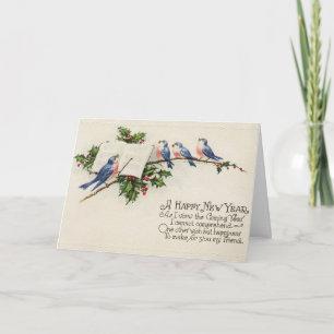  - Gelukkig Nieuwjaar, mijn vriend, Kaart