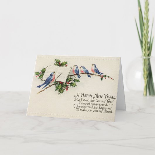  - Gelukkig Nieuwjaar, mijn vriend, Kaart (Voorkant)