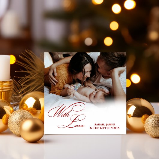 Gelukkig Nieuwjaar modern script 3 collage multi f Feestdagenkaart