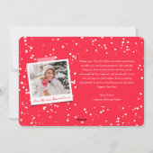 Gelukkig Nieuwjaar Moderne Klassieke Typografie Fo Feestdagenkaart (Achterkant)