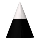 Gelukkig Nieuwjaar Moderne Minimalistische Typogra Feesthoedjes (Achterkant)