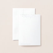 Gelukkig nieuwjaar moderne Sparkler Folie Kaarten (Met envelop)