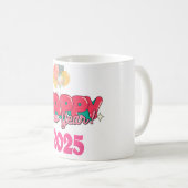 Gelukkig Nieuwjaar Mok 2025 (Voorkant rechts)