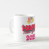 Gelukkig Nieuwjaar Mok 2025 (Voorkant links)