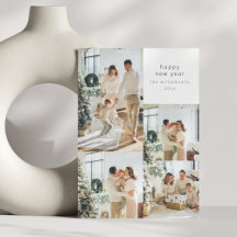 Gelukkig Nieuwjaar Multi Foto Collage Aangepaste B