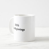Gelukkig Nieuwjaar ✨ Nieuw Beginnings Mok (Voorkant links)