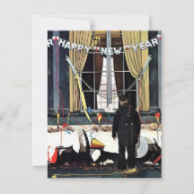 Gelukkig Nieuwjaar - Norman Rockwell