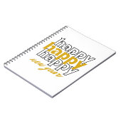 Gelukkig nieuwjaar notitieboek (Linkerzijde)