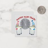 Gelukkig Nieuwjaar Notitiekaartje (Voorkant / Achterkant in situ)