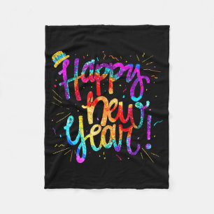 Gelukkig Nieuwjaar Nye Feest 2025 Grappig Oud en N Fleece Deken