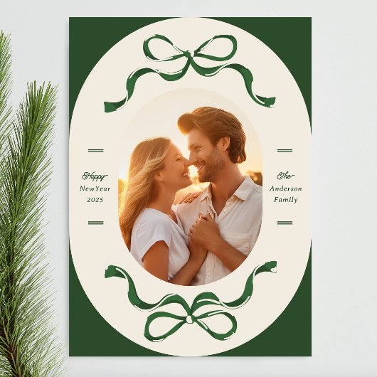 Gelukkig nieuwjaar | Ombre Gradient | Colorful Hor Feestdagenkaart