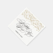 Gelukkig Nieuwjaar - Oudejaarsfeest servetten (Hoek)