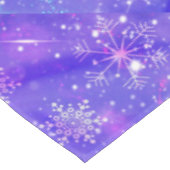 Gelukkig Nieuwjaar Paarse feestdagen Tafelkleed (Gekanteld)