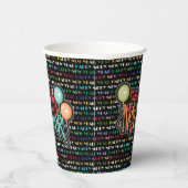 Gelukkig nieuwjaar papieren bekers (Rechts)