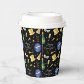 Gelukkig nieuwjaar papieren bekers (Rechts)