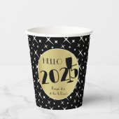 Gelukkig nieuwjaar papieren bekers (Voorkant)