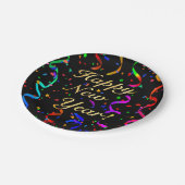 "Gelukkig nieuwjaar!" Papieren Bordje (Gekanteld)